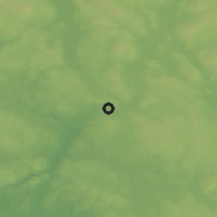 Shaded relief of the 45 km around Mysen, drawn from the GMTED2010 grid