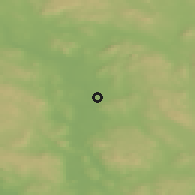 Shaded relief of the 45 km around Namnå, drawn from the GMTED2010 grid