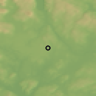 Shaded relief of the 45 km around Nordkisa, drawn from the GMTED2010 grid