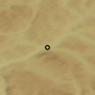 Shaded relief of the 44 km around Os, drawn from the GMTED2010 grid