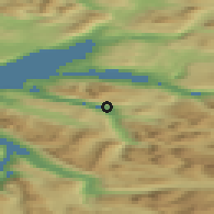 Shaded relief of the 41 km around Beisfjord, drawn from the GMTED2010 grid