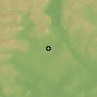 Shaded relief of the 45 km around Råholt, drawn from the GMTED2010 grid