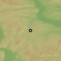 Shaded relief of the 45 km around Reinsvoll, drawn from the GMTED2010 grid