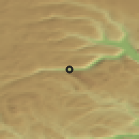 Shaded relief of the 45 km around Rjukan, drawn from the GMTED2010 grid