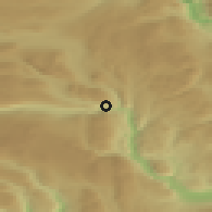 Shaded relief of the 45 km around Rødberg, drawn from the GMTED2010 grid