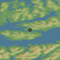 Shaded relief of the 41 km around Sandnes, drawn from the GMTED2010 grid