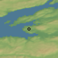 Shaded relief of the 44 km around Skatval, drawn from the GMTED2010 grid