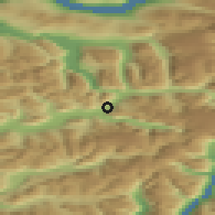 Shaded relief of the 45 km around Skei, drawn from the GMTED2010 grid