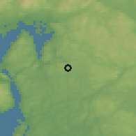 Shaded relief of the 45 km around Ski, drawn from the GMTED2010 grid