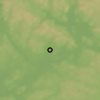 Shaded relief of the 45 km around Skogrand, drawn from the GMTED2010 grid