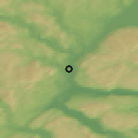 Shaded relief of the 45 km around Skotselv, drawn from the GMTED2010 grid