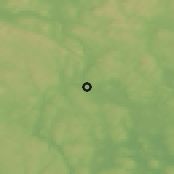 Shaded relief of the 45 km around Skotterud, drawn from the GMTED2010 grid