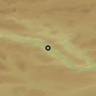 Shaded relief of the 45 km around Slidre, drawn from the GMTED2010 grid