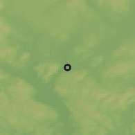 Shaded relief of the 45 km around Sørumsand, drawn from the GMTED2010 grid
