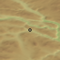 Shaded relief of the 44 km around Bjølstad, drawn from the GMTED2010 grid