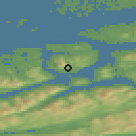 Shaded relief of the 44 km around Storbakken, drawn from the GMTED2010 grid