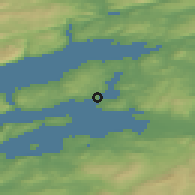 Shaded relief of the 43 km around Straumen, drawn from the GMTED2010 grid
