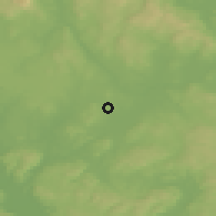 Shaded relief of the 45 km around Tomteråsen, drawn from the GMTED2010 grid