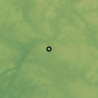 Shaded relief of the 45 km around Trømborg, drawn from the GMTED2010 grid