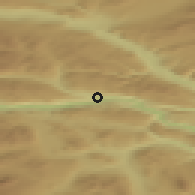 Shaded relief of the 44 km around Vågåmo, drawn from the GMTED2010 grid