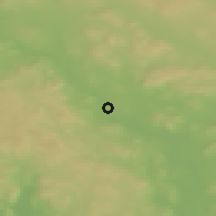 Shaded relief of the 45 km around Våler, drawn from the GMTED2010 grid