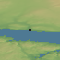 Shaded relief of the 40 km around Vestre Jakobselv, drawn from the GMTED2010 grid