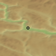 Shaded relief of the 45 km around Vinstra, drawn from the GMTED2010 grid