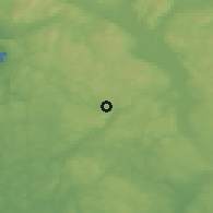 Shaded relief of the 45 km around Ytre Enebakk, drawn from the GMTED2010 grid