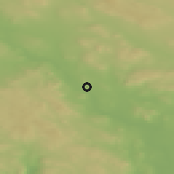 Shaded relief of the 45 km around Braskereidfoss, drawn from the GMTED2010 grid