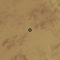 Shaded relief of the 57 km around Khuzdar, drawn from the GMTED2010 grid