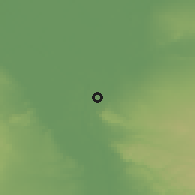 Shaded relief of the 56 km around Arab ar Rashayida, drawn from the GMTED2010 grid