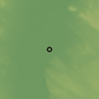 Shaded relief of the 57 km around Nazlat ash Sheikh, drawn from the GMTED2010 grid