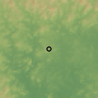 Shaded relief of the 60 km around La Mesa, drawn from the GMTED2010 grid