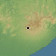 Shaded relief of the 60 km around Alto de la Estancia, drawn from the GMTED2010 grid