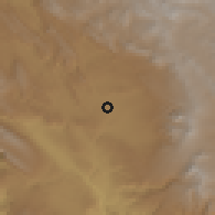 Shaded relief of the 60 km around Tari, drawn from the GMTED2010 grid