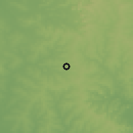 Shaded relief of the 57 km around La Paz, drawn from the GMTED2010 grid