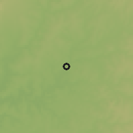 Shaded relief of the 58 km around Bella Vista, drawn from the GMTED2010 grid