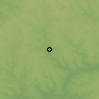 Shaded relief of the 57 km around Pirapó, drawn from the GMTED2010 grid