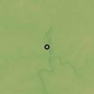 Shaded relief of the 57 km around Presidente Franco, drawn from the GMTED2010 grid