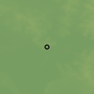 Shaded relief of the 57 km around San Cosme y Damián, drawn from the GMTED2010 grid