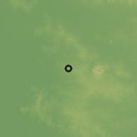 Shaded relief of the 57 km around San Roque González de Santa Cruz, drawn from the GMTED2010 grid