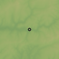 Shaded relief of the 58 km around Tacuatí, drawn from the GMTED2010 grid