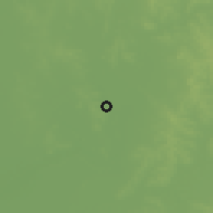Shaded relief of the 57 km around Tavaí, drawn from the GMTED2010 grid