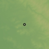 Shaded relief of the 58 km around Unión, drawn from the GMTED2010 grid