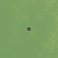 Shaded relief of the 57 km around Yegros, drawn from the GMTED2010 grid