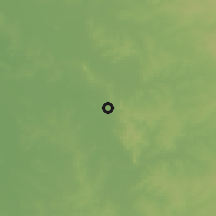 Shaded relief of the 57 km around Carayaó, drawn from the GMTED2010 grid