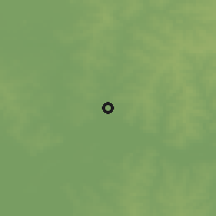 Shaded relief of the 57 km around Carmen del Paraná, drawn from the GMTED2010 grid