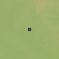 Shaded relief of the 58 km around Itaquyry, drawn from the GMTED2010 grid