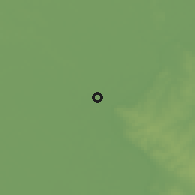 Shaded relief of the 57 km around José Falcón, drawn from the GMTED2010 grid