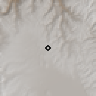 Shaded relief of the 60 km around Cerro de Pasco, drawn from the GMTED2010 grid